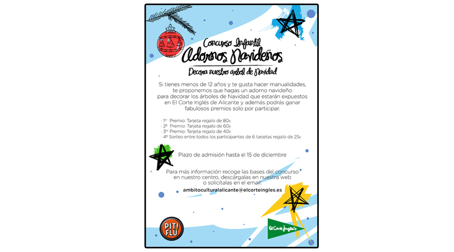 CONCURSO INFANTIL ADORNOS NAVIDEÑOS: DECORA NUESTRO ÁRBOL DE NAVIDAD 2021