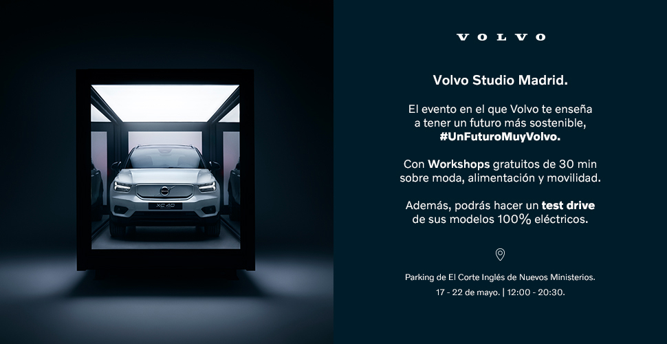 Imagen del evento Volvo Studio Madrid. Bienvenido a #UnFuturoMuyVolvo