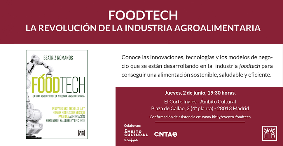 Presentación del libro ´Foodtech´, de Betriz Romanos