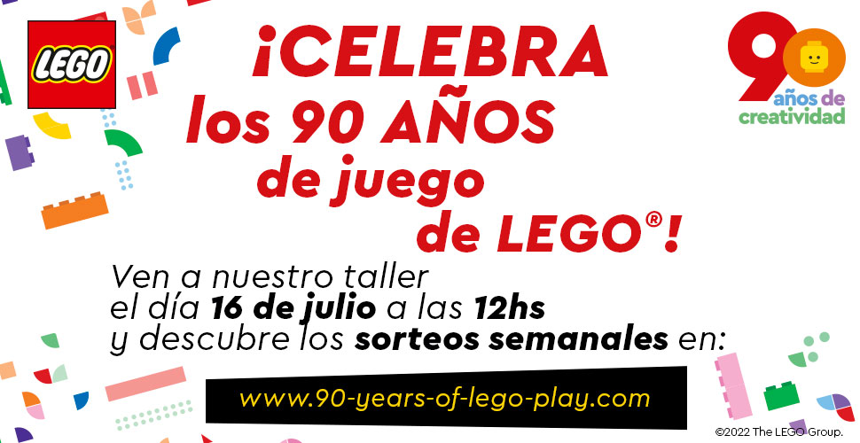 Imagen del evento Taller. 90 AÑOS DE JUGAR CON LEGO
