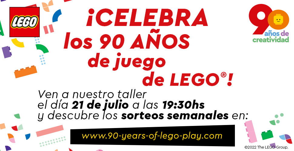 Imagen del evento Taller. 90 AÑOS DE JUGAR CON LEGO