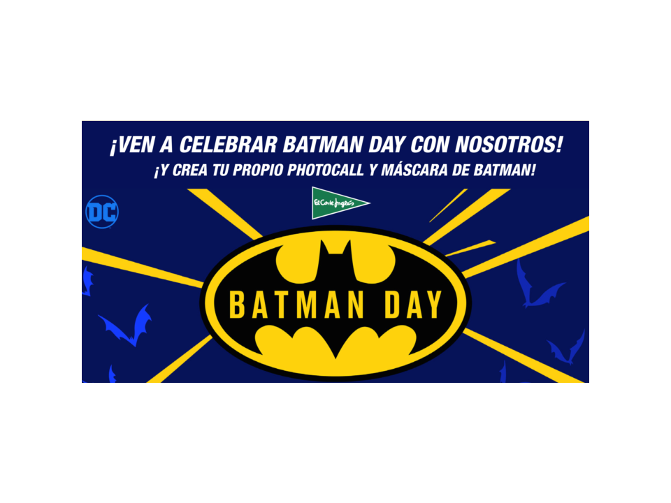 VEN A CELEBRAR BATMAN DAY CON NOSTROS