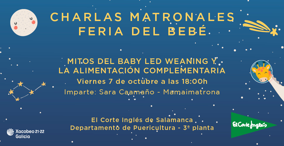 Imagen del evento CHARLAS FERIA DEL BEBÉ - 'MITOS DEL BABY LED WEANING Y LA ALIMENTACIÓN COMPLEMENTARIA'
