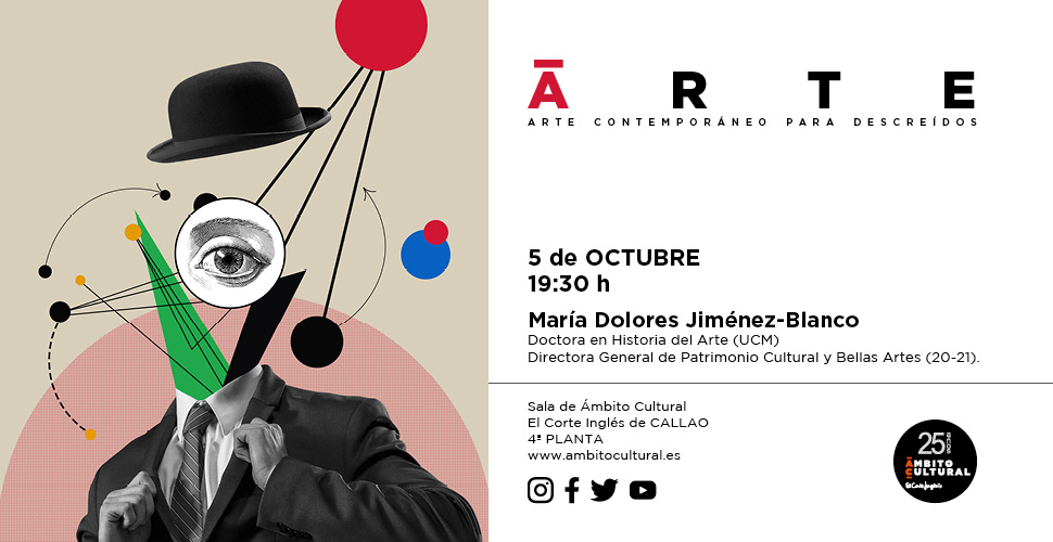 Imagen del evento "Arte contemporáneo para descreídos", charla con Mª Dolores Jiménez-Blanco, exdirectora de Bellas Artes