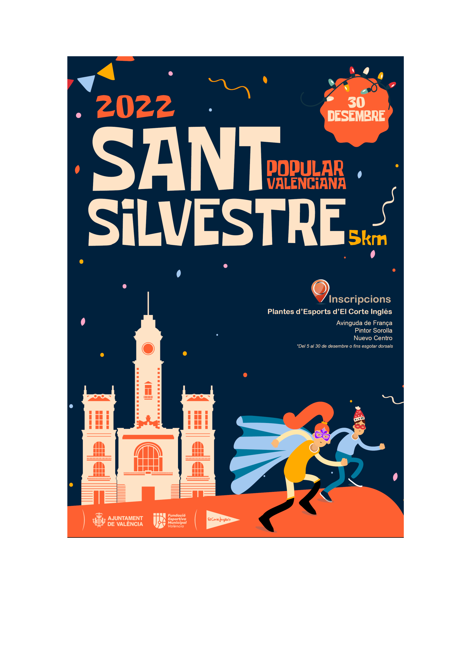 Imagen del evento SANT SILVESTRE POPULAR VALENCIANA 2022