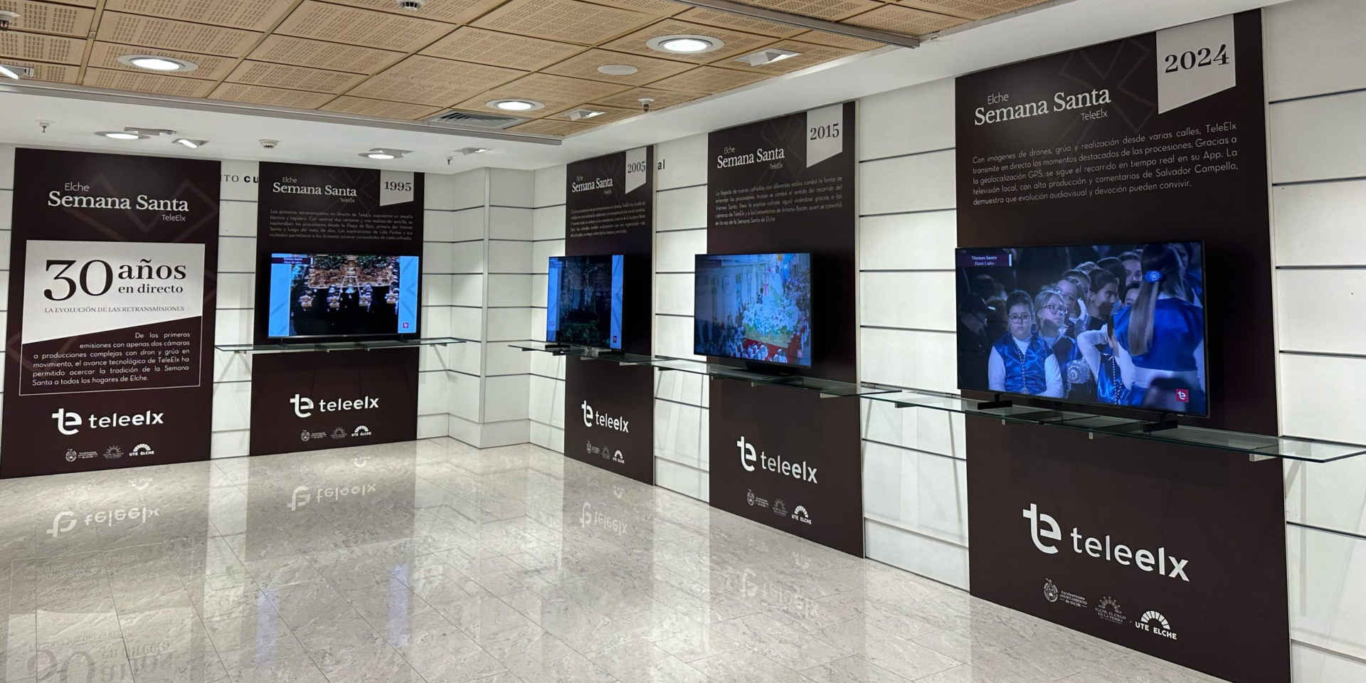 Exposición 'Evolución de las retransmisiones de Semana Santa'