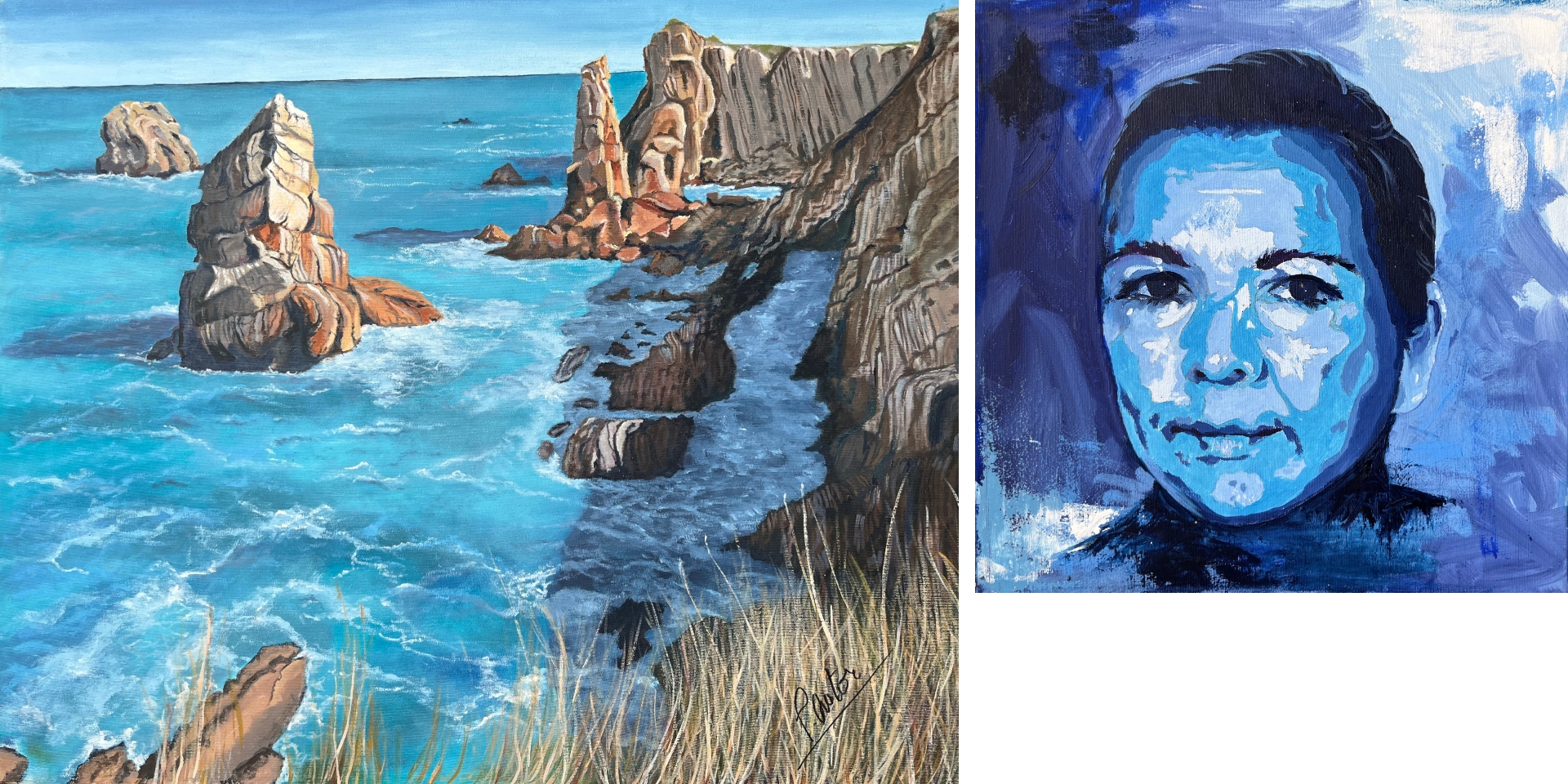 EXPOSICIÓN DE PINTURA “TIERRA MAR-DRE NUESTRA“ DE PILAR ANTÓN MARTÍNEZ