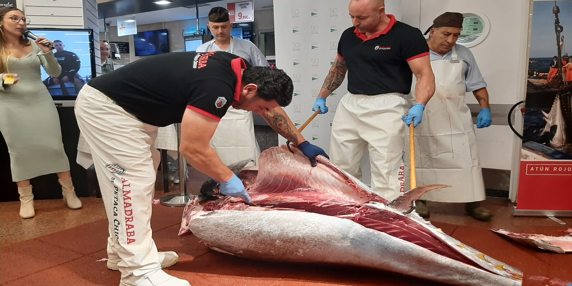 Demostración de ronqueo del atún rojo de almadraba