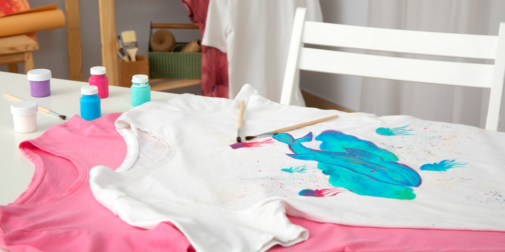 Taller infantil de decoración de camisetas