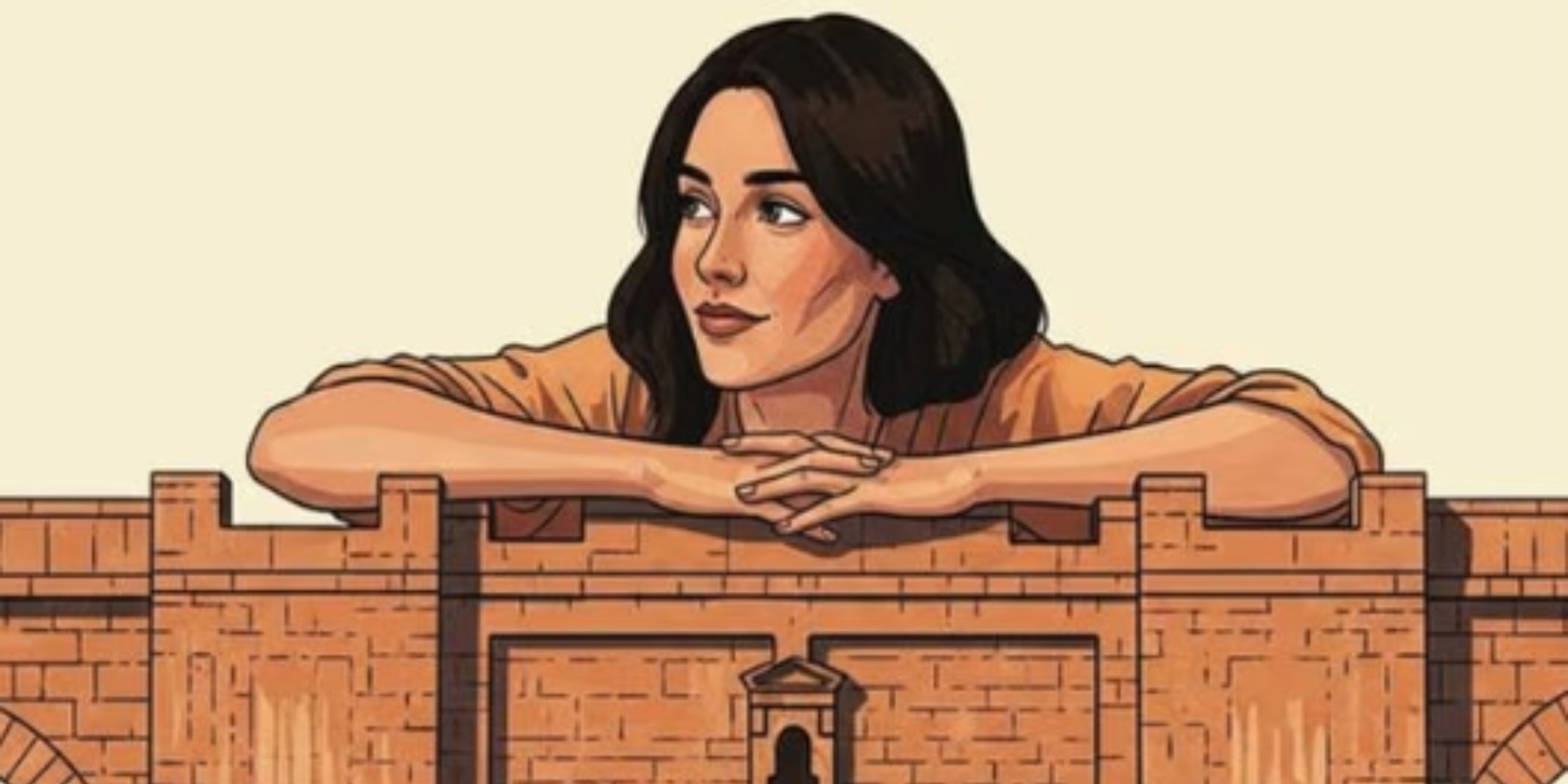 Virginia C Aurioles firma su obra 'El Mirador del Viento'