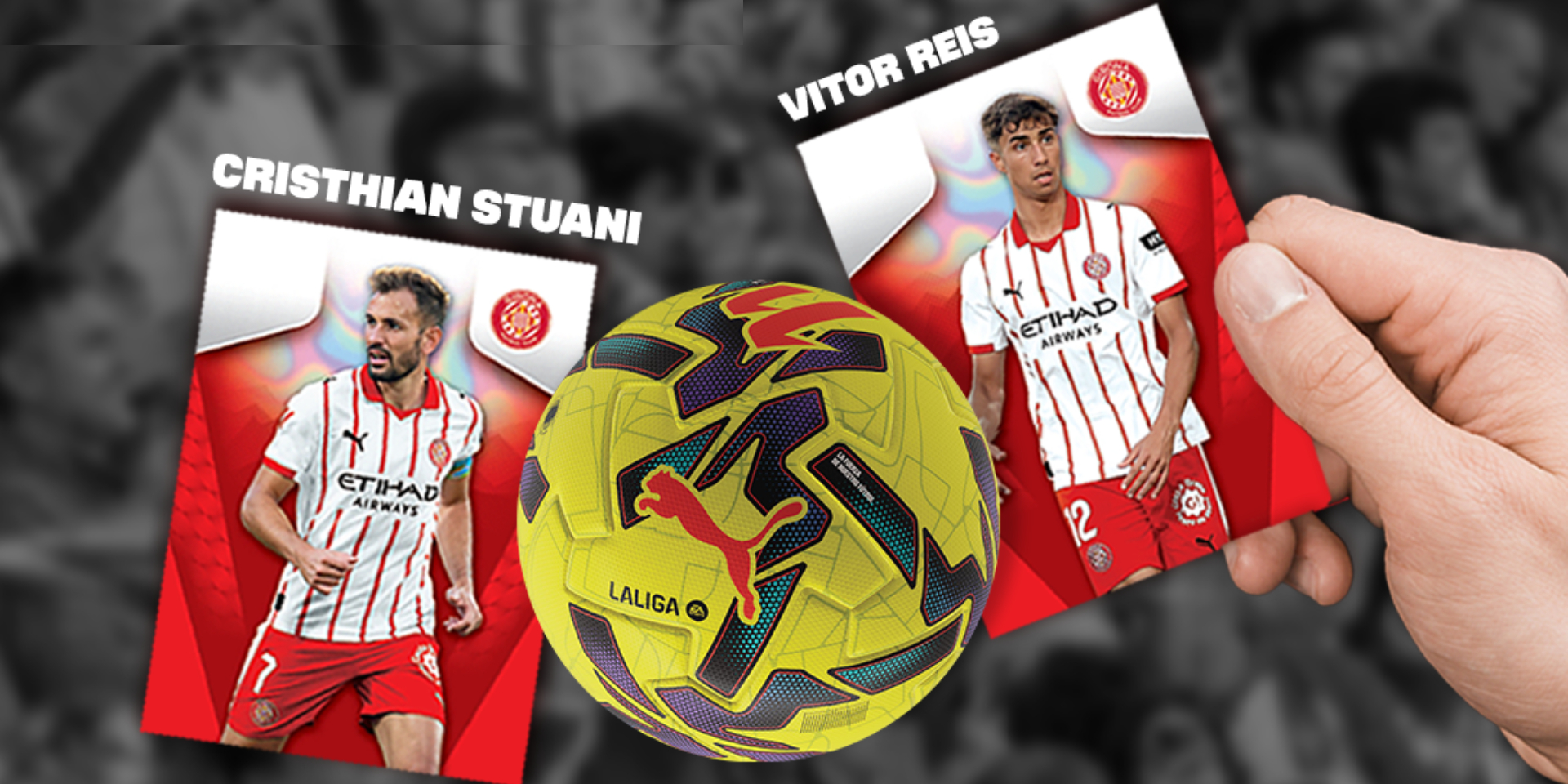 GIRONA FC: FIRMA AMB VITOR REIS I CRISTHIAN STUANI