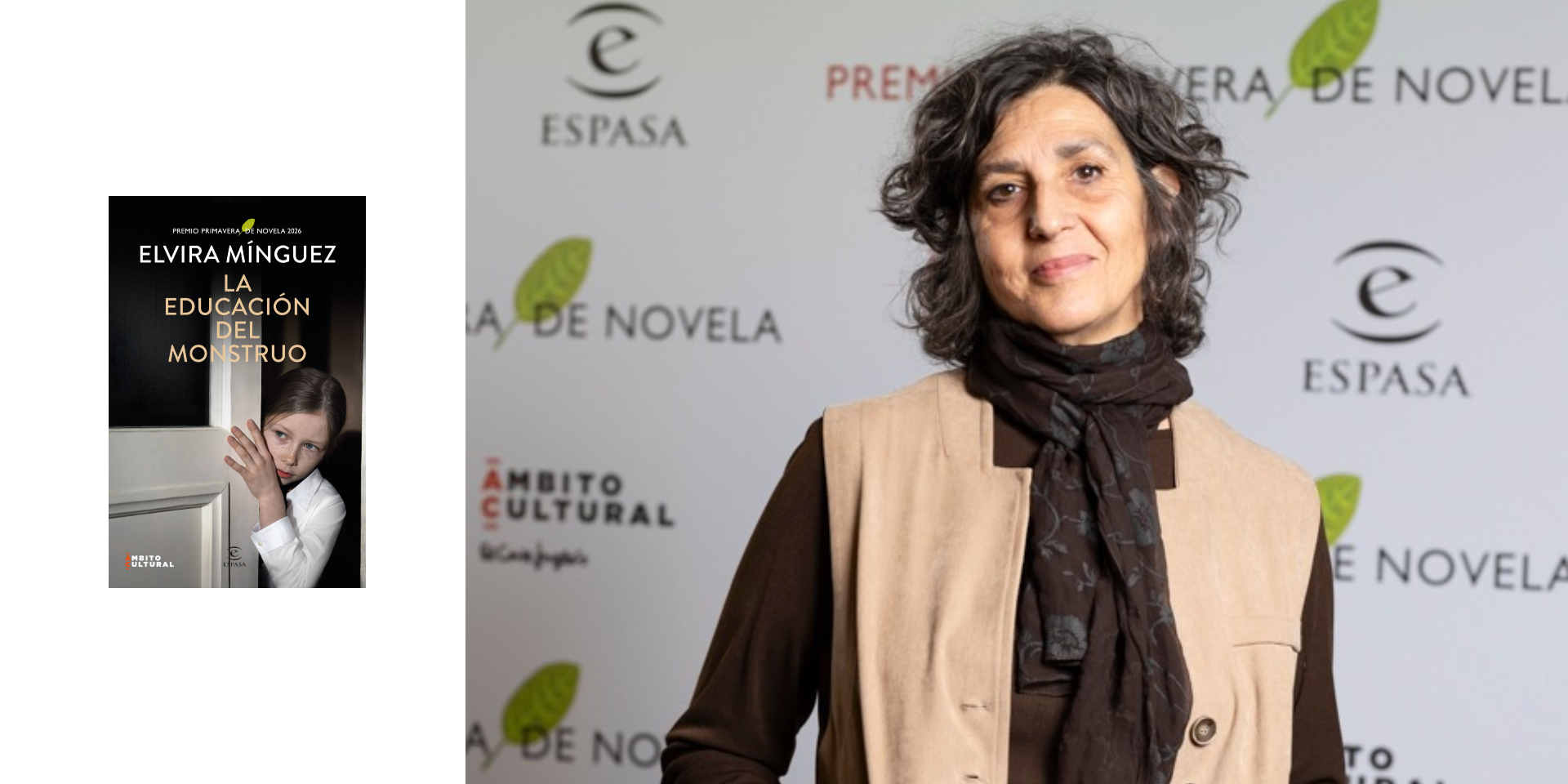 Firma del libro 'La educación del monstruo'