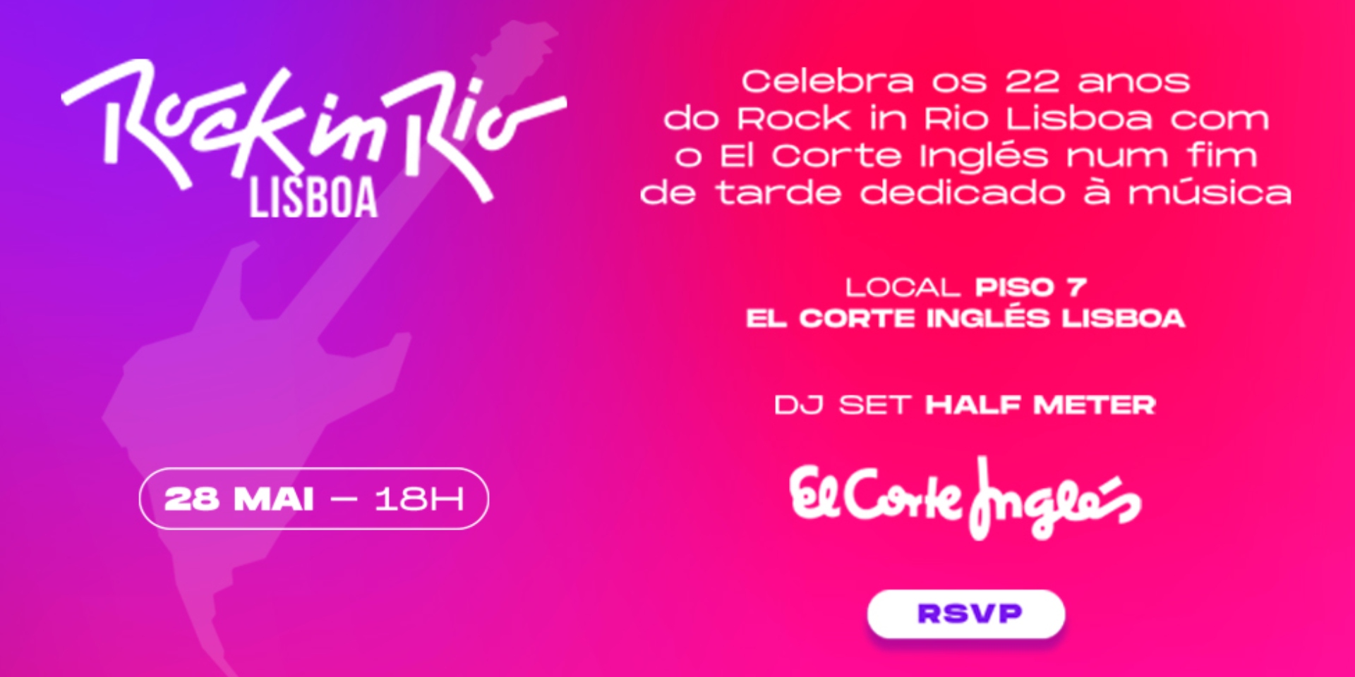22.º Aniversario Rock in Rio Lisboa