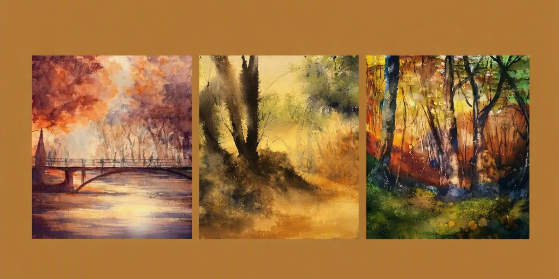 Exposición acuarelas "Instantes de otoño"