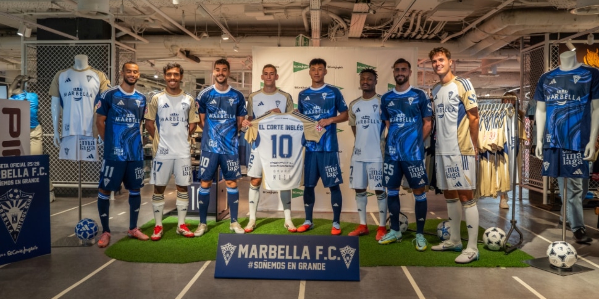 PRESENTACIÓN EQUIPACIONES OFICIALES MARBELLA F.C.