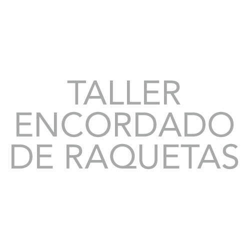 Servizo de encordado de raquetas