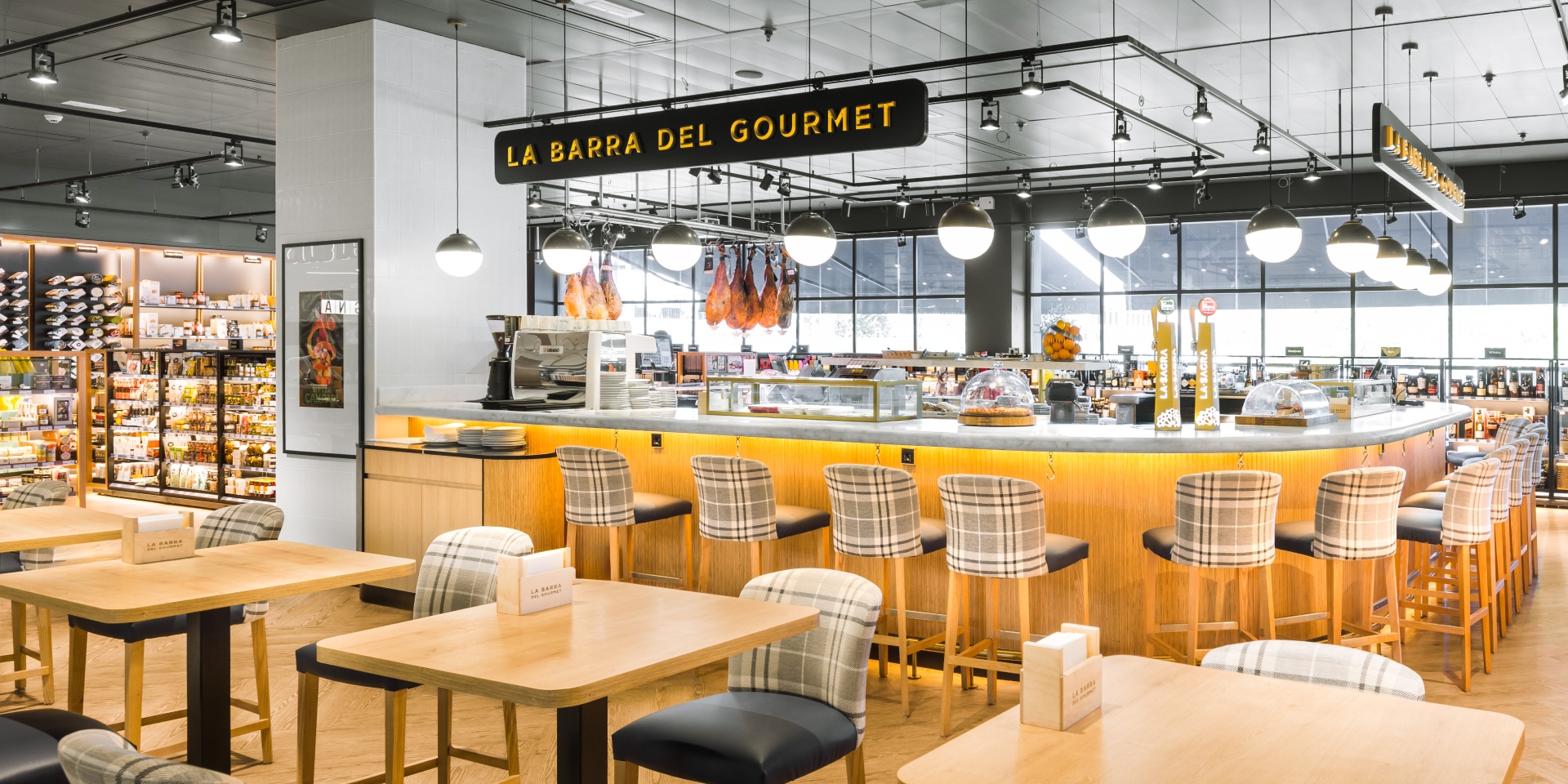 La barra del Gourmet